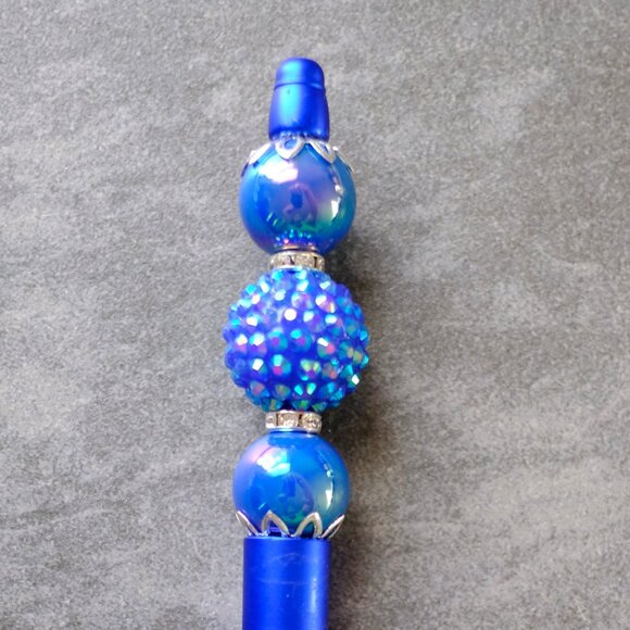 Beautiful Trending Beaded Pens, Handmade, ball point, charms, beads, journaling - Picture 3 of 5